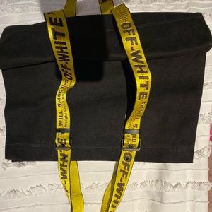 OFF WHITE BLACK TOTE